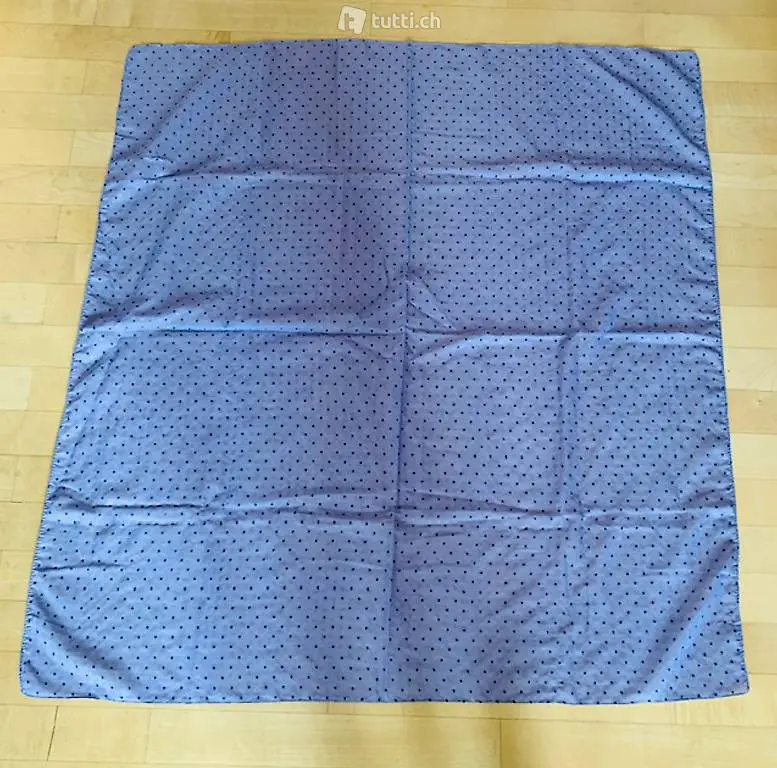 Schal viereckig mit Sternen blau