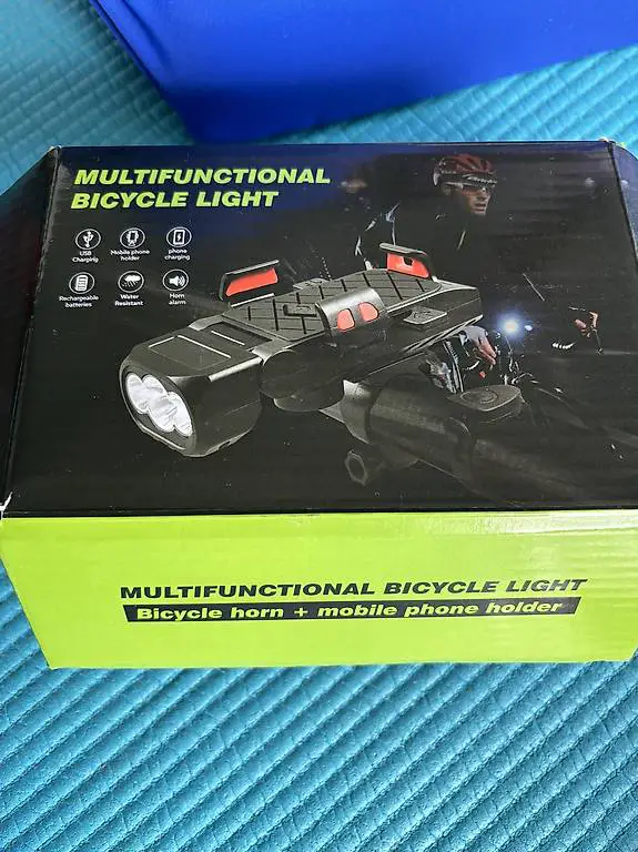 Velo Lampe Signal wiederaufladbar & Handyhalter