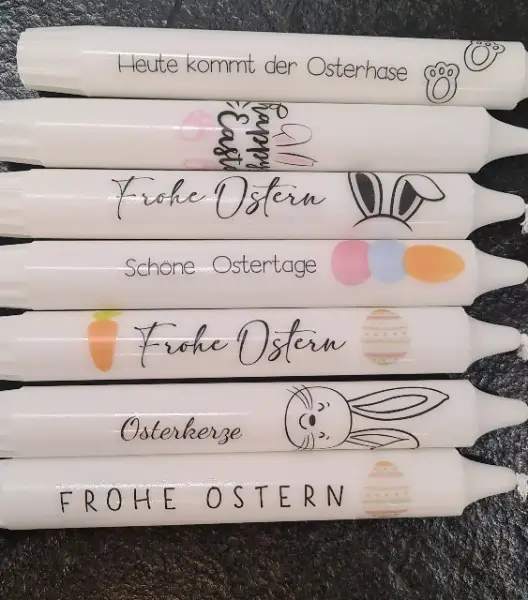 Kerzen mit einer Botschaft