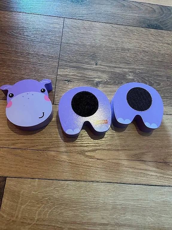 Fisher Price Nilpferd Holz Klettspielzeug