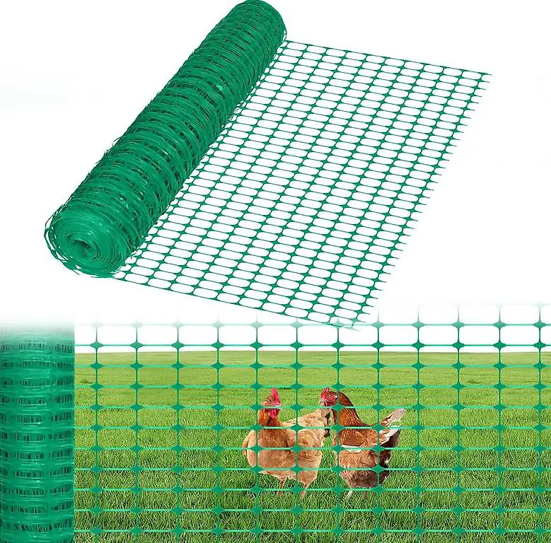 HENGMEI 1x30m Absperrzaun Bauzaun Begrenzungszaun, Nutztierz