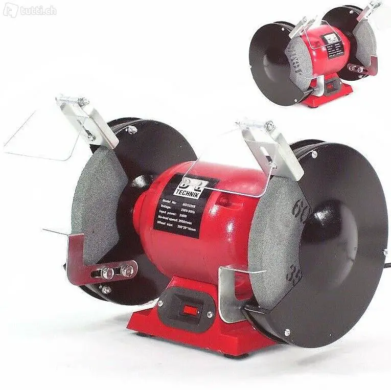  Doppelschleifer inkl. Scheiben 230V Doppelschleifmaschine