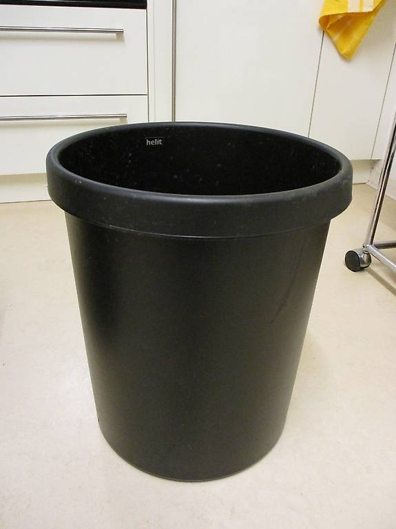Papierkorb Helit für Werkstatt Büro Betrieb Höhe 41cm - HIT