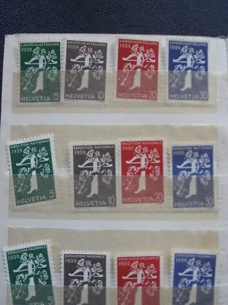 Briefmarken komplette Marken Landesaustellung