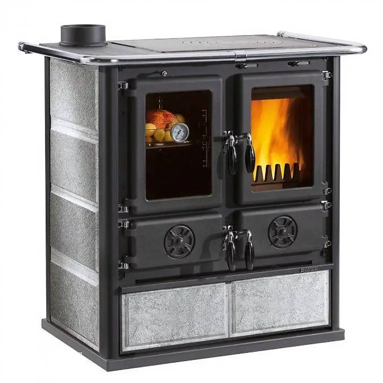 Holzkochherd Rosetta sinistra Naturstein - ab Lager