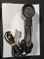 Gummierter Telefonhörer ELMEG mit Mini-Wählscheibe