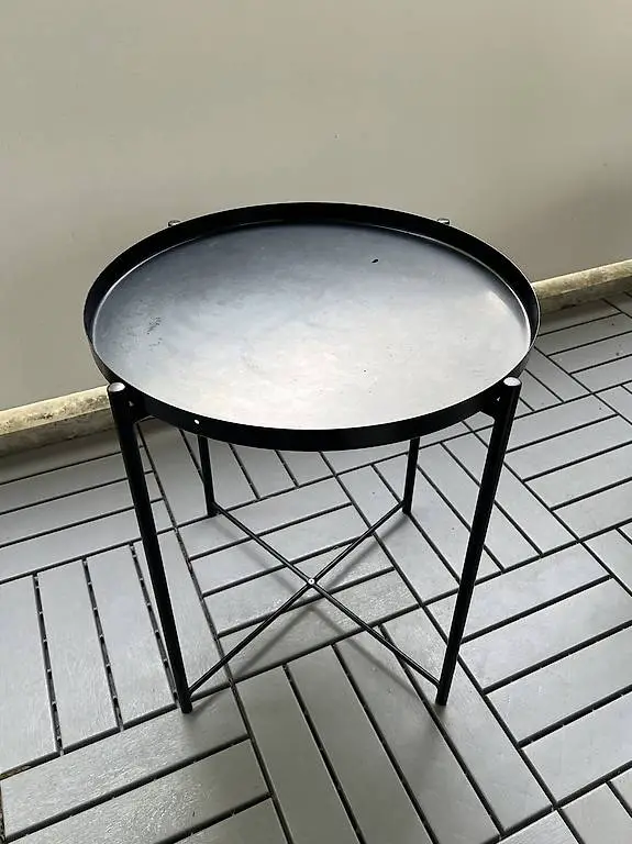 Ballkontisch Farbe schwarz Höhe:53cm Breite:45cm