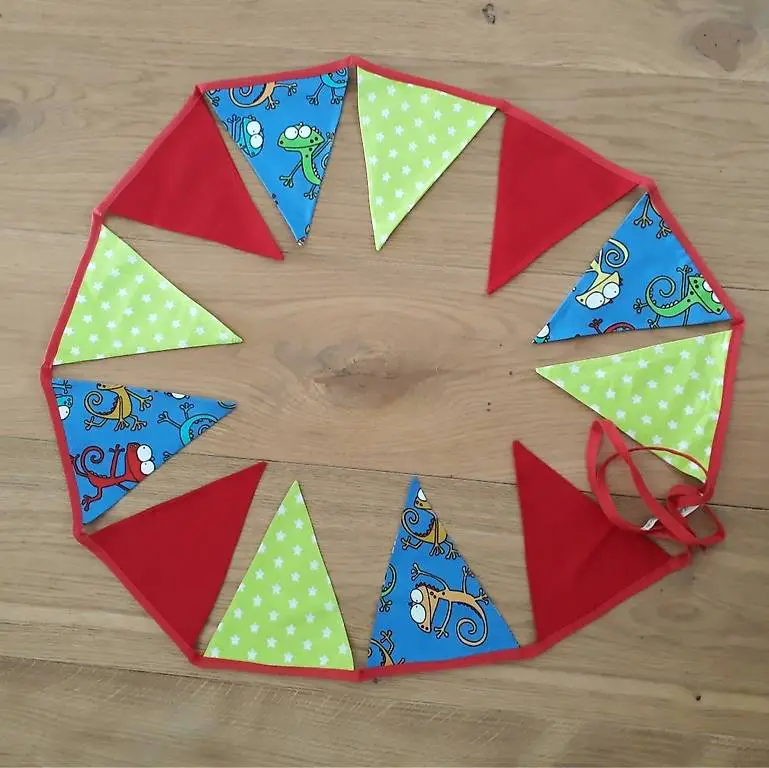 Wimpelkette Deko Kinderzimmer