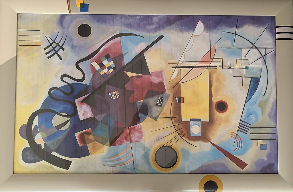 Wandbild Wassily Kandinsky Gelb-Rot-Blau