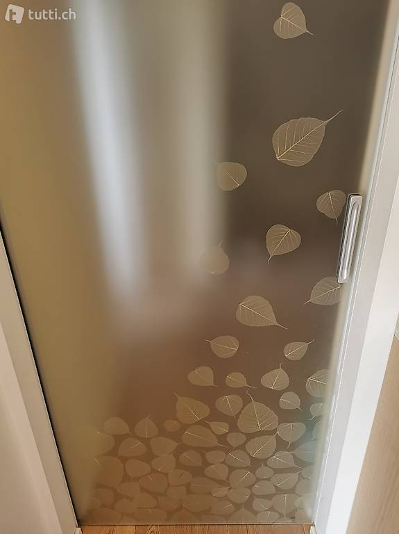 Porta scorrevole Cristal Evoluzione con foglie KARMA/LAERTE