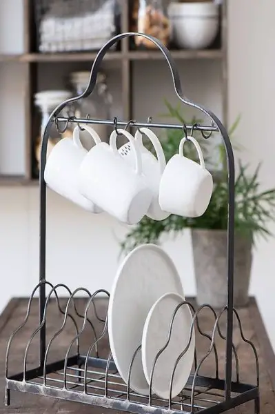  Tellerhalter Nordic Shabby