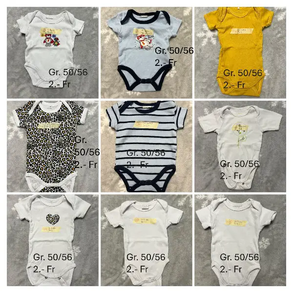 Kurzarm Bodies Gr. 50/56