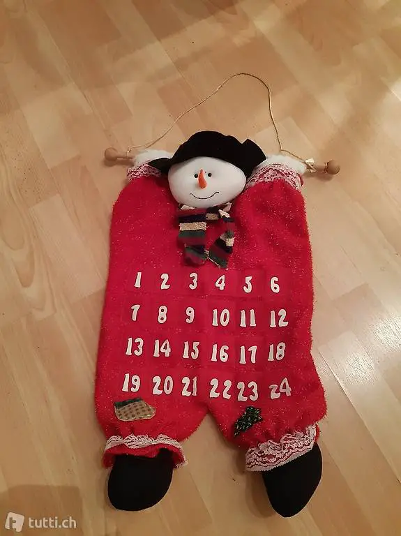 Adventskalender Schneemann