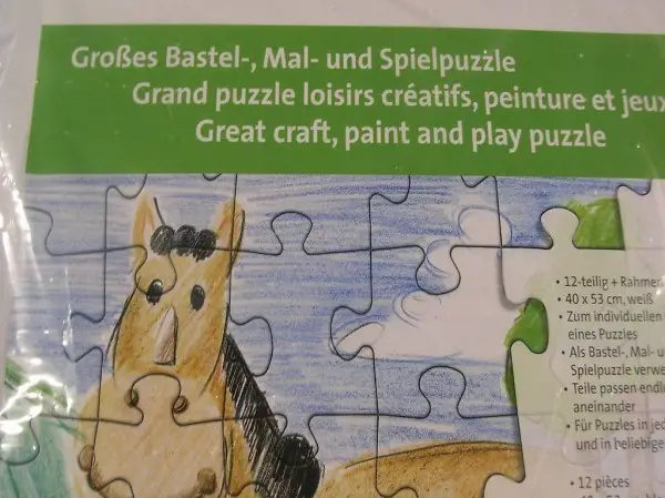 Heyda - Puzzle blanko 35x50cm 12tlg