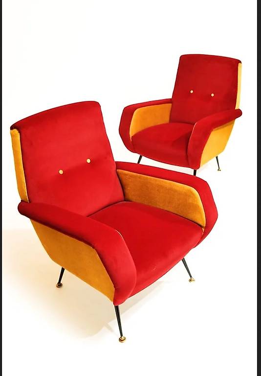 50"s Sessel im Zanuso Stil