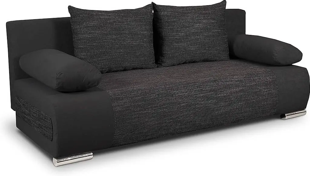 Schlafsofa Naki - Sofa mit Schlaffunktion und Bettkasten, Be