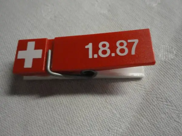  1 Augustabzeichen von 1987