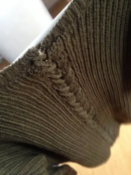 Pullover oversize olive S wie NEU