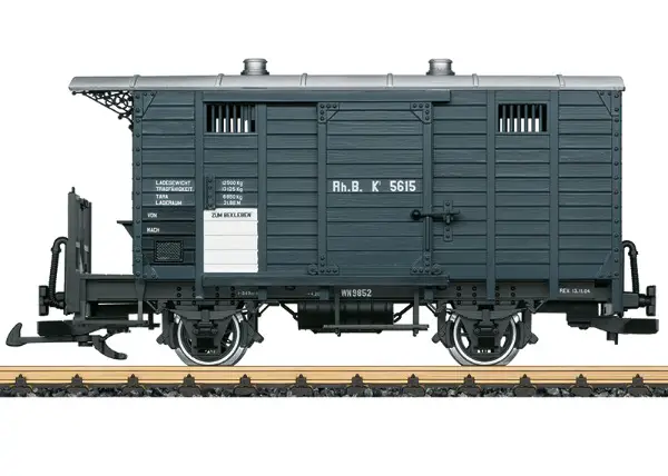 LGB Art. 45302 RhB Gedeckter Güterwagen