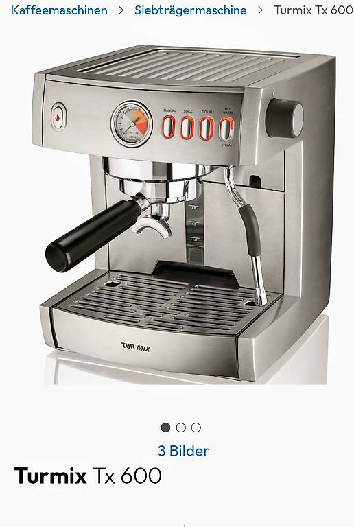 Turmix Siebträgermaschine