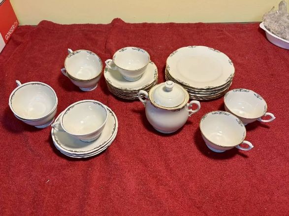 Lot Langenthal Porzellan 50er Jahre 24tlg