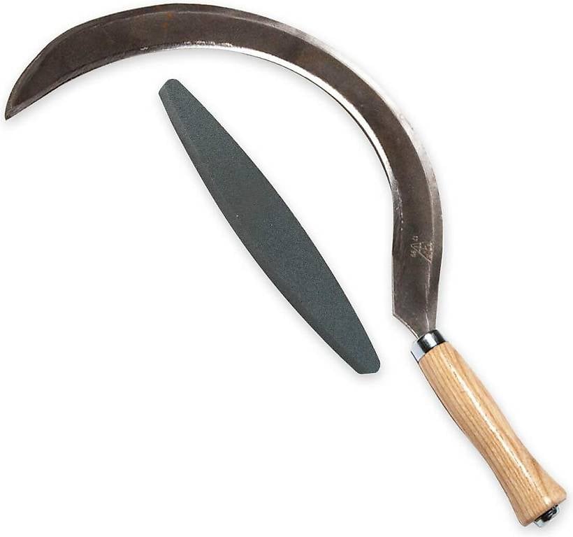 Mondsichel/Blattsichel/Sense inkl. gratis Schleifstein