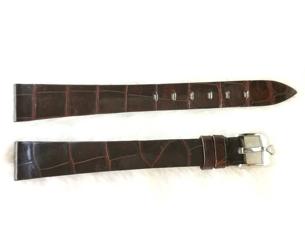 Rolex Lederband Armband neu Bracelet Anschlagbreite 14mm