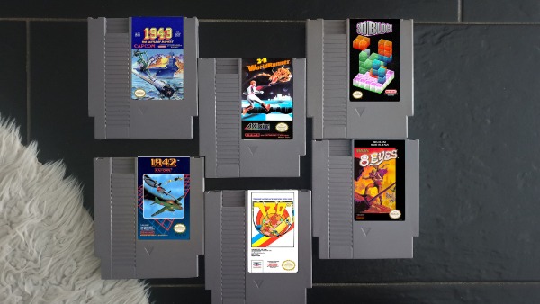 Spiele fr Nintendo NES Aladdin Airwolf 8 eyes Addams Family