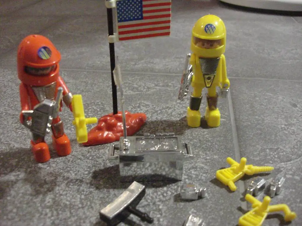 Playmobil rarität aus den 70er Jahren Weltall Mändchen