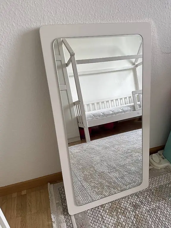 Spiegel mit weissem Rahmen? 2 Stück verfügbar (44? ×"80"cm)