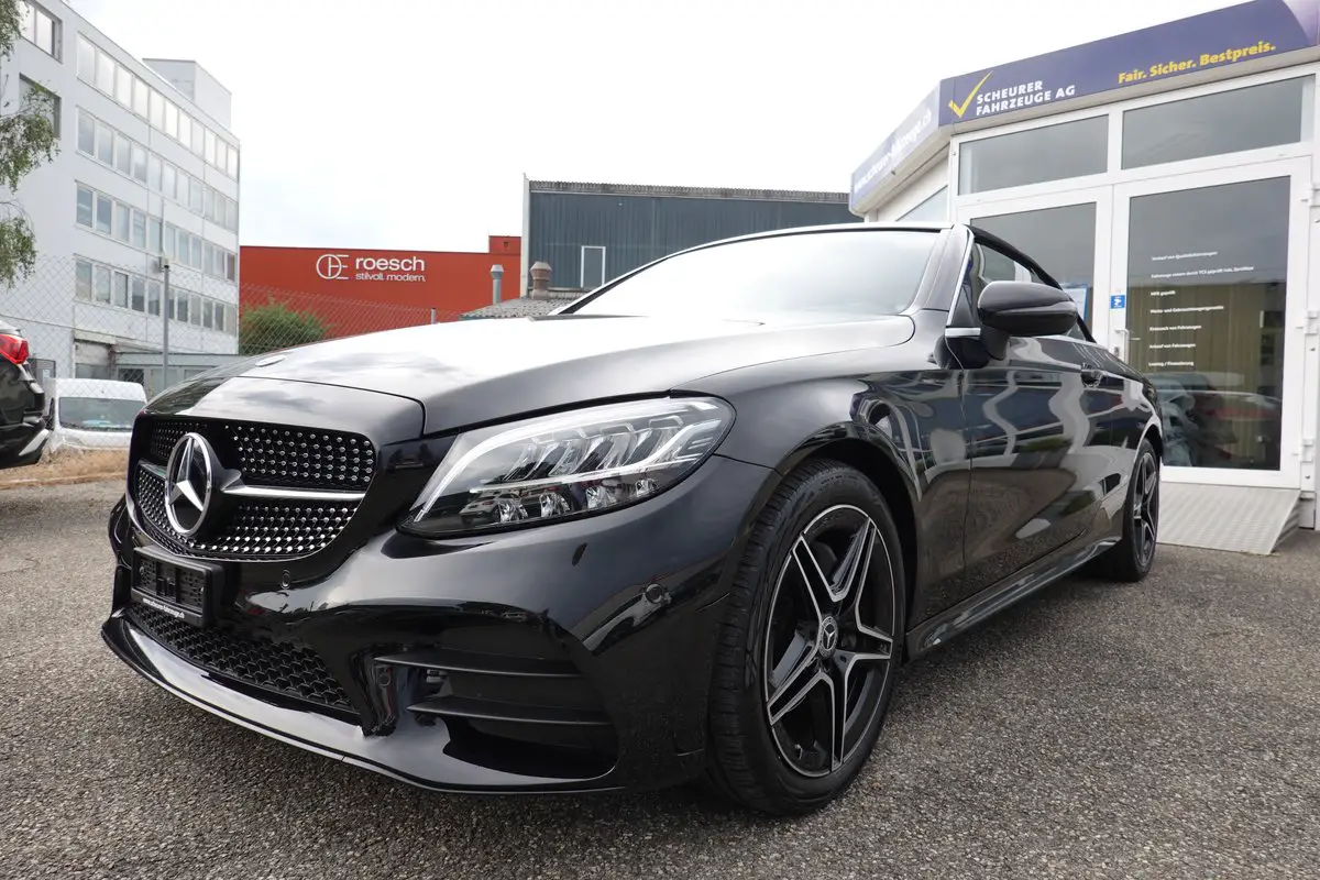 mercedes-benz c 220 d - "amg line" - cabriolet - 4matic 9g-tronic -