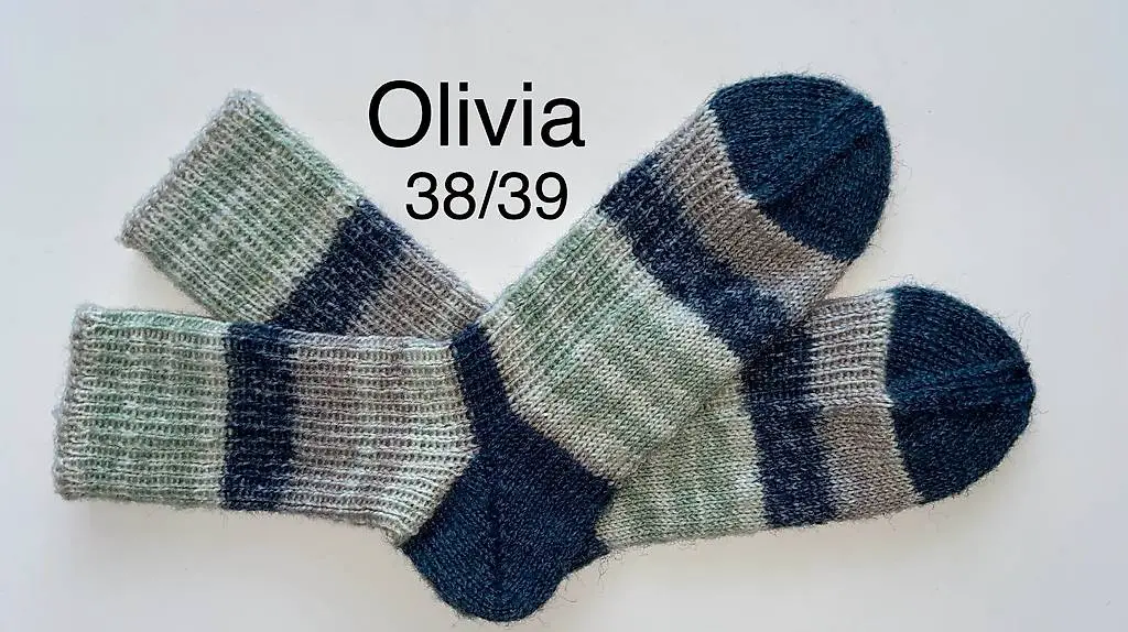 Wollsocken 38/39 Modell Olivia