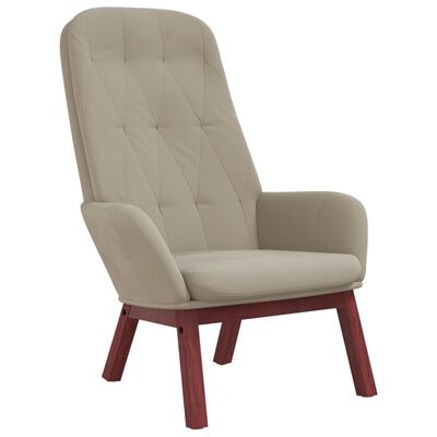  vidaXL Relaxsessel Hellgrau SamtSKU:341218