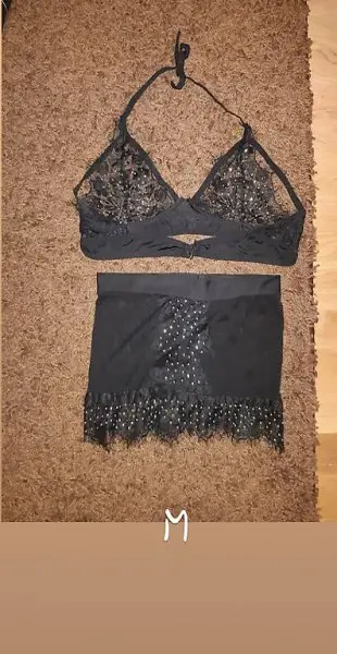 2-Teiler schwarz BH und Röckli Gr.S