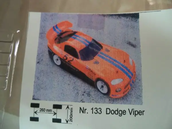 Body Nr.133 Viper Transparent