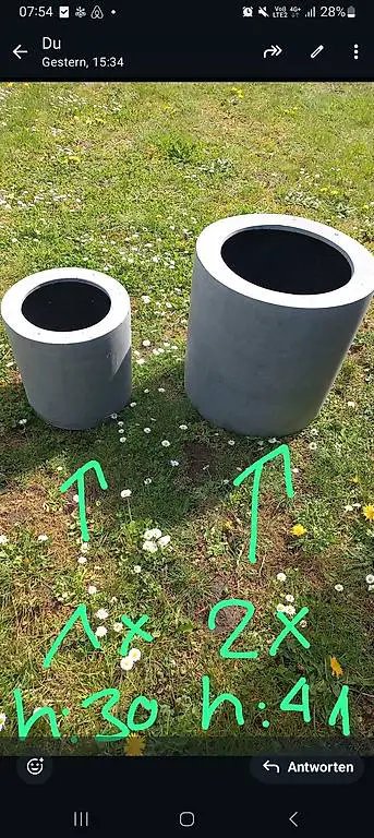 Grosser gartentopf / übertopf