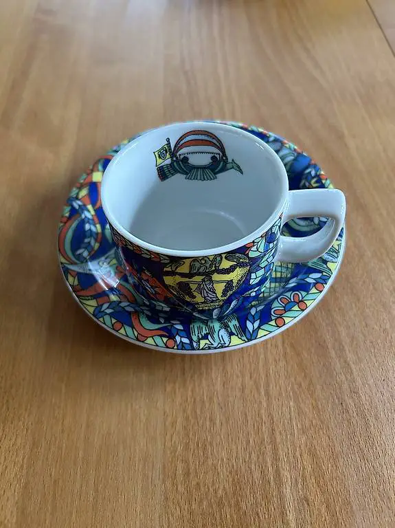 Kaffeetasse + Unterteller Bopla