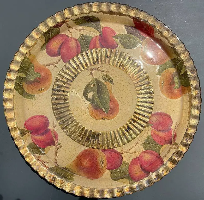 Servierplatte & Schüssel: Fruit Orchard, Lesley Roy