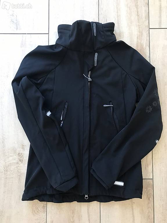 Softshell noir Wild Roses