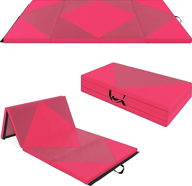 GOPLUS Turnmatte klappbar, 240×117×5cm Weichbodenmatte mit 2