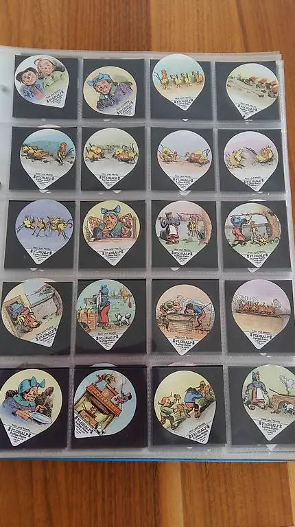 Kaffeerahmdeckeli Max und Moritz