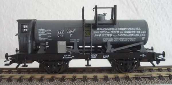 Trix Art.43892 SBB Kesselwagen mit Bremserhaus