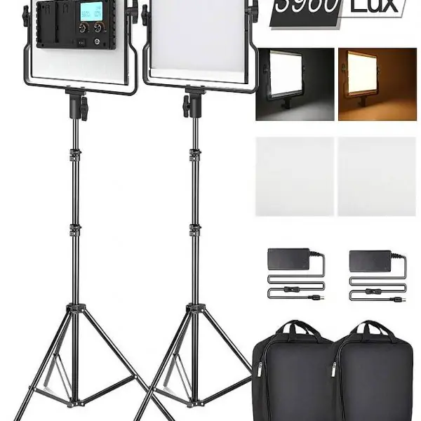  Video Licht LED 3960 Lux Zweifarbiges LCD-Display