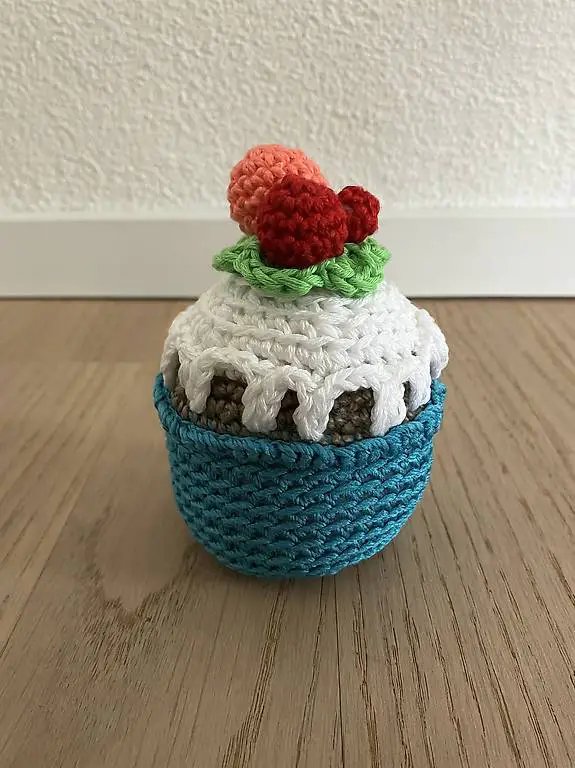 Nadelkissen Cupcake, unbenutzt