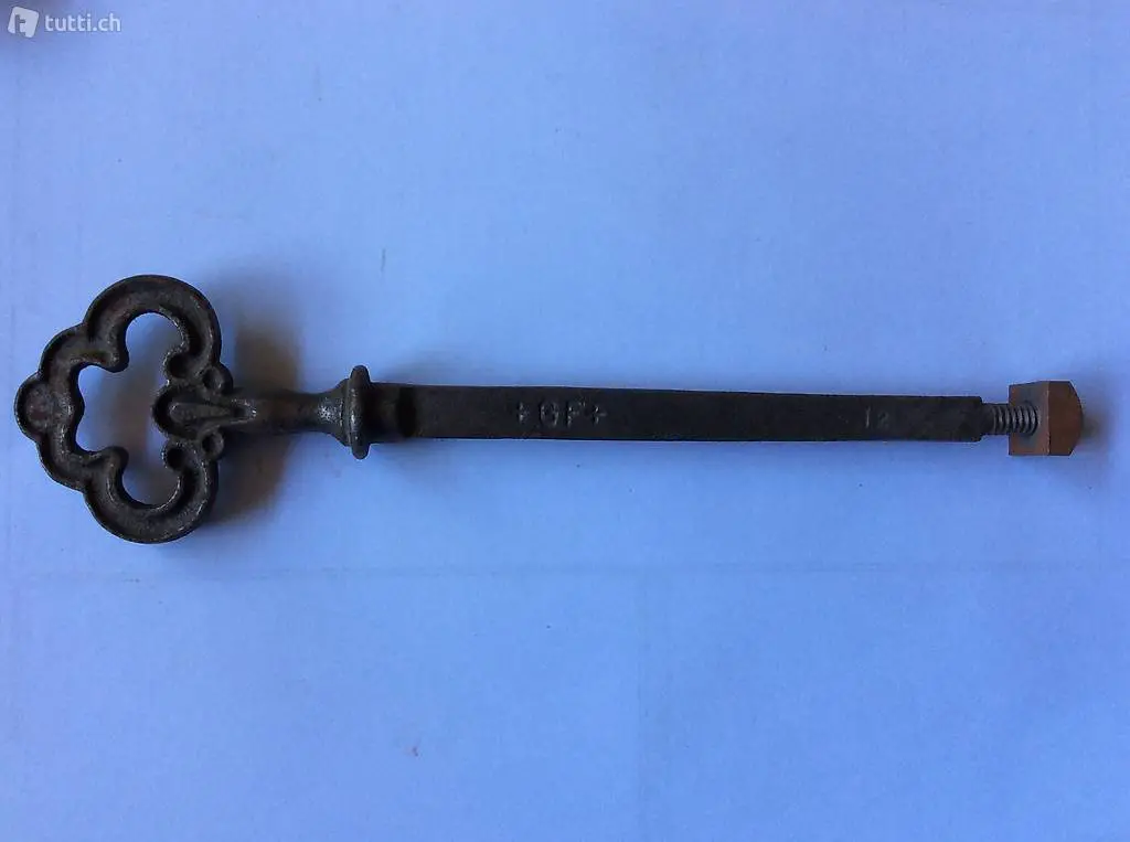 Ofenrohrschlüssel Temperguss 120mm für Ofenrohr HB120