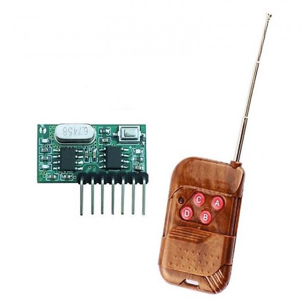  433 Mhz Fernbedienung 4 Kanal mit Empfänger