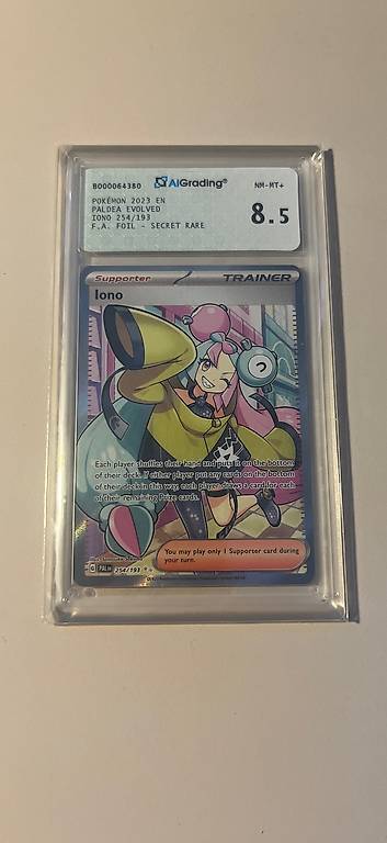 Pokemon card graded