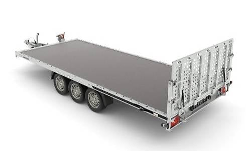 Anhänger Tieflader Kippbar Fahrzeugtransport