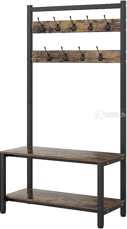  Garderobenständer, Garderobe mit 9 Haken