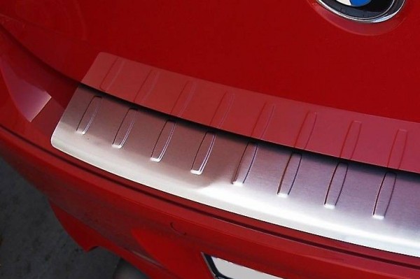  Edelstahl Ladekantenschutz mit Abkantung für BMW 1er F20